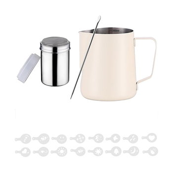 Jarro de Leite Barista 350ML com Conjunto 