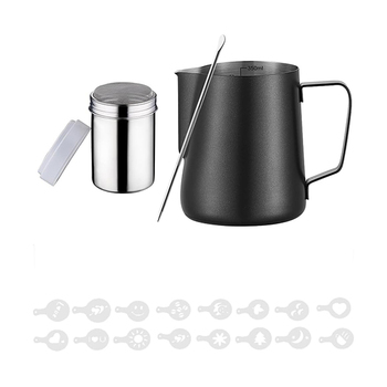 Jarro de Leite Barista 350ML com Conjunto 