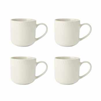 Mikasa Becher aus Steinzeug 320ml (4er-Set)