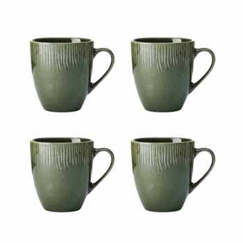 Mikasa Steinzeugbecher 420ml (4er-Set)