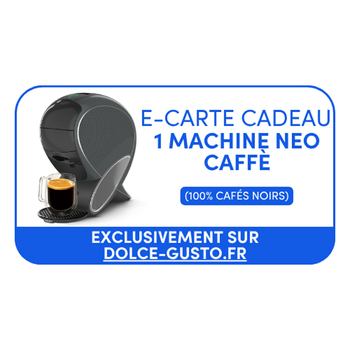 E-Carte Cadeau Machine NEO Caffè à valoir sur notre site