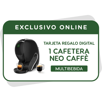 VALE POR UNA CAFETERA NEO CAFFÈ EN TU PRÓXIMA COMPRA EN LA TIENDA ONLINE