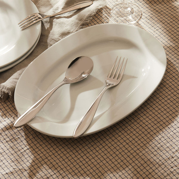 Alessi - Mami: Set Cucchiaio e Forchetta da Servizio