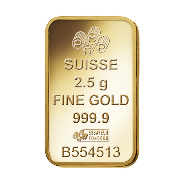 PAMP Fortuna Gold Ingot 2.5gmImage