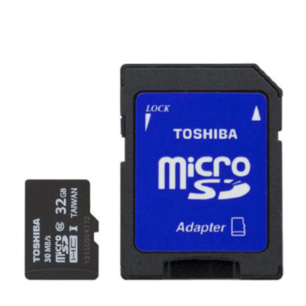Toshiba microSDHC Class 4 Memory Card 32GBImage