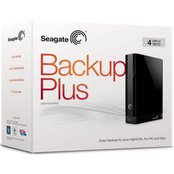 Seagate BACKUP PLUS Desktop Drive, 4TBImage