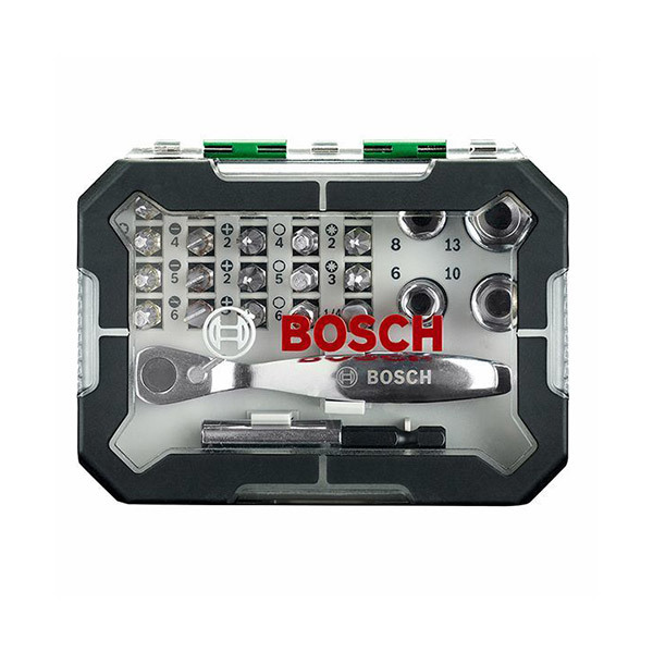 Bosch Screwdriver Bit and Ratchet Set 26pcsImage