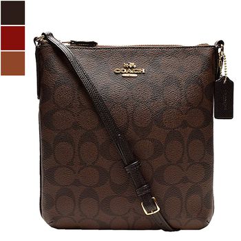 Coach SIGNATURE North/South Crossbody Bag