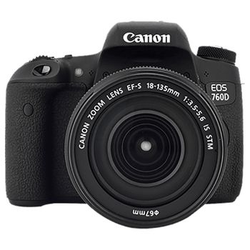 Canon EOS 760D DSLR Camera with EF-S 18-135mm IS STM Lens Kit
