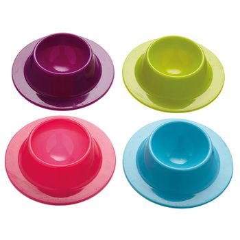 Colourworks Silikonový pohár na vejce – sada 4 kusů