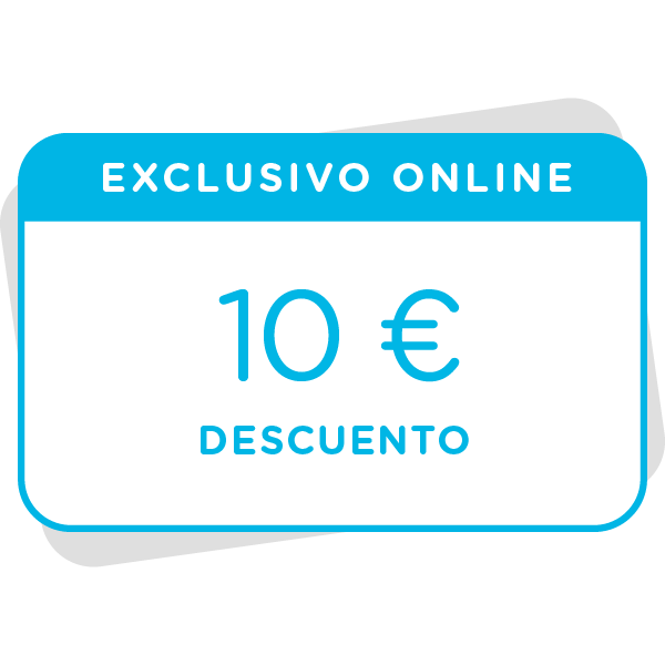 Vale de 10€ de descuento en tu próxima compra en la tienda onlineImagen