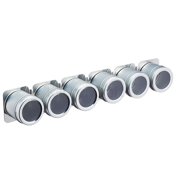 MasterClass Magnetic Spice Rack with 6 JarsImage