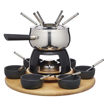 KitchenCraft ARTESÀ Fondue with Bowls Set 24pcs