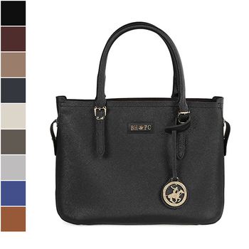 Beverly Hills Polo Club Saffiano Leather Tote Bag