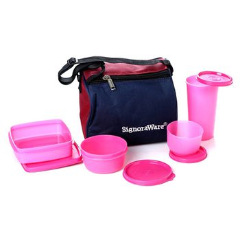 signoraware best lunch box with bag