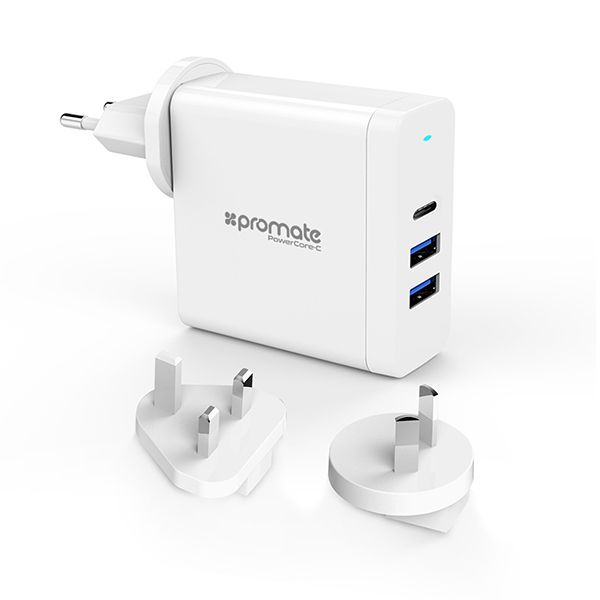 Promate PowerCore-C USB 2.0 & USB-C™ Wall ChargerImage