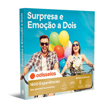Surpresa e Emoção a Dois | 1600 Experiências