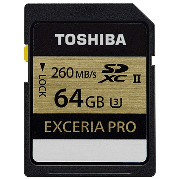 Toshiba EXCERIA PRO SDHC UHS-II Card 64GBImage