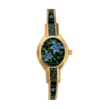 André Mouche FLORALI Ladies Watch - Black/Gold