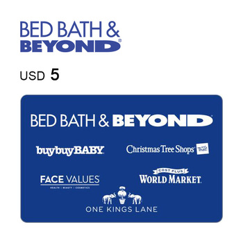 Bed Bath & Beyond e-Gift Card $5