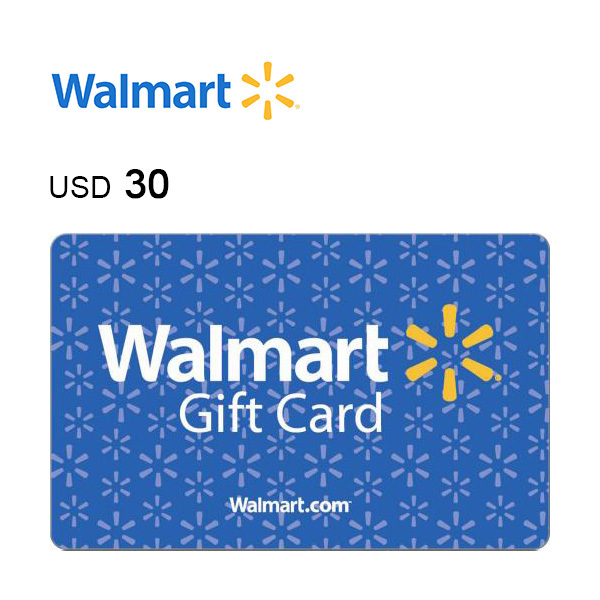 walmart $30 gift card