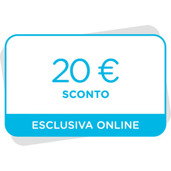 20€ di sconto al tuo prossimo acquisto sul sito