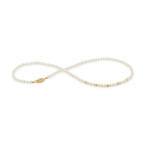 UMI Pearls CARINA Golden Stardust Pearl NecklaceImage