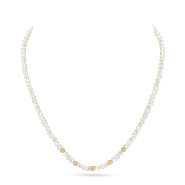 UMI Pearls CARINA Golden Stardust Pearl NecklaceImage