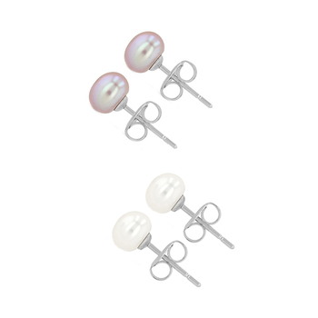 UMI Pearls CASIA Duo Button Pearl Earstud Set