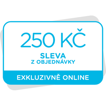 Voucher na slevu 250 Kč z objednávky při dalším nákupu