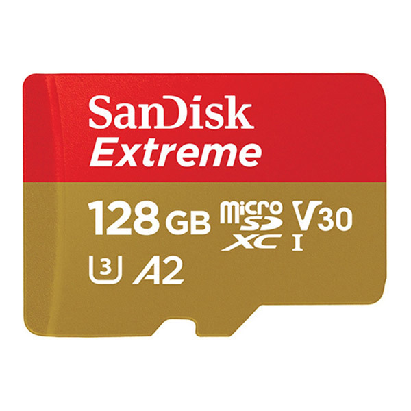 SanDisk Extreme microSDXC UHS-I Memory Card 128GBImage