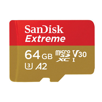 SanDisk Extreme microSDXC UHS-I Memory Card 64GB