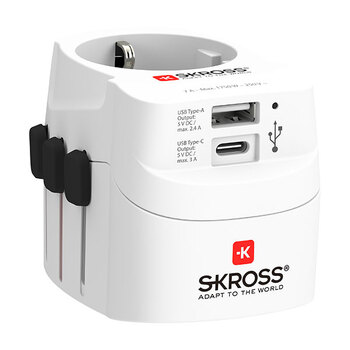 Skross PRO Light USB (AC) – World Adapter