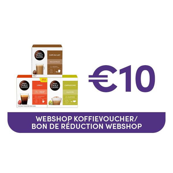 Kortingsbon €10 te gebruiken op onze webshopAfbeelding