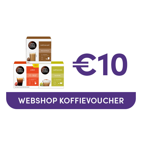 Kortingsbon €10 te gebruiken op onze webshopAfbeelding