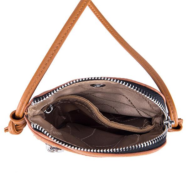 Trends Genuine Leather Causal Crossbody BagImage