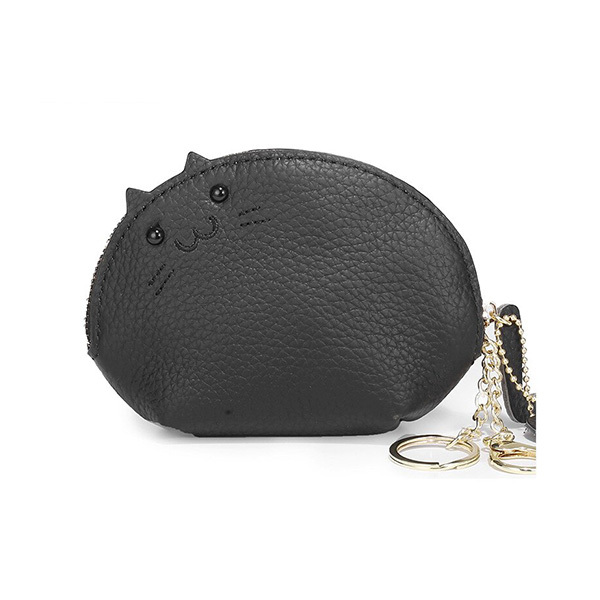 Trends Cute Coin Genuine Leather Purse Wallet Key BagImage
