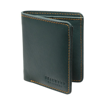 Teakwood Genuine Leather Bi Fold Men's Wallet