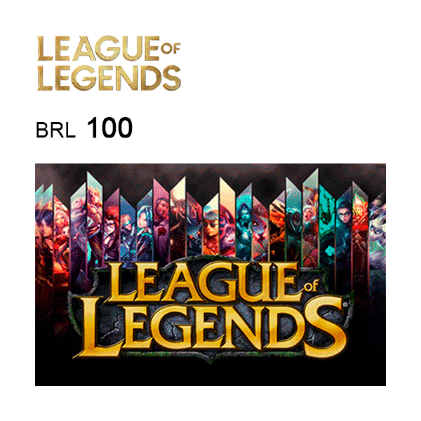 League of Legends Cartão de presente eletrônico R$100Imagem