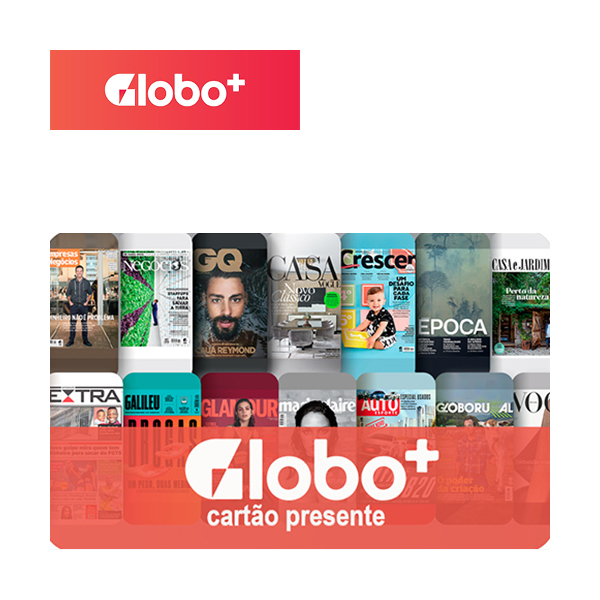 Globo+ Cartão de presente eletrônicoImagem
