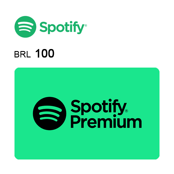 Spotify Premium Cartão de presente eletrônico de 6 meses (R$100)Imagem