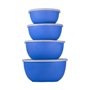 La Cruise MICROWAVEABLE Stainless Steel Bowl 4 Piece Set