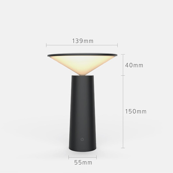 플리커프리 무선 LED 충전식 탁상 램프이미지