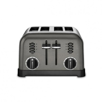 Cuisinart 4 Slice Metal Classic Toaster − Black Stainless
