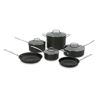 Cuisinart CHEF'S CLASSIC™ Nonstick Hard Anodized Cookware − 10pcs