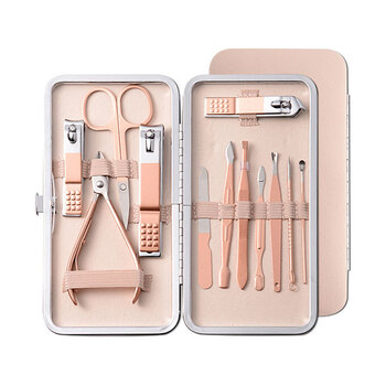 Trends Stainless Steel Manicure Nail Clippers Kit 12pcs