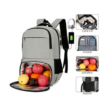Trends Multi-function Camping Picnic Laptop Backpack with Insulated Lunch Compartment