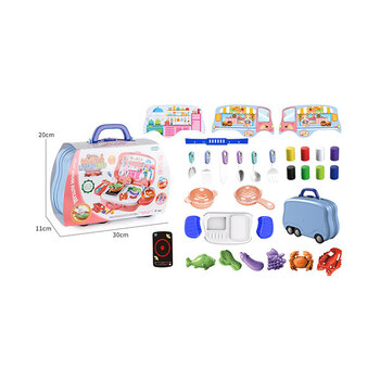 Parco LITTLE CHEF Kid's Cooking Play House Clay Suit Case