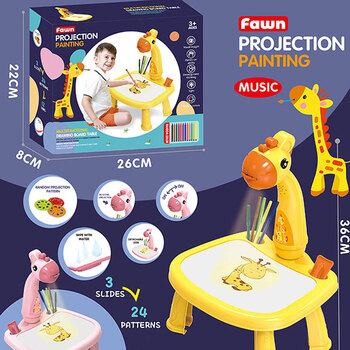 Parco Kid's PROJECTION Painting Drawing Board Table