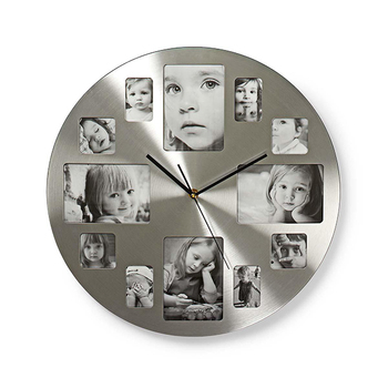 Relógio de Parede Circular com Molduras para Fotografias Nedis